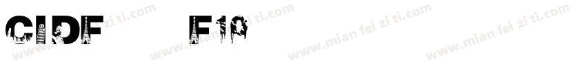 CIDFont F10字体转换
